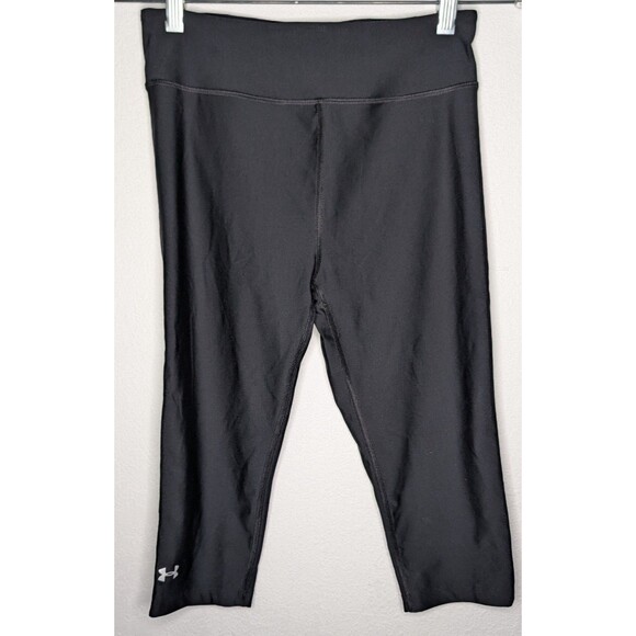 UNDER ARMOUR Women HeatGear Armour Compression Leggings Black Small (25x15) (997 - Picture 1 of 3